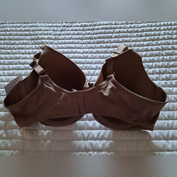 Ellen Tracy Women's MOCHA new UNDERWIRE Bra 42C ADJUSTABLE STRAPS brand new